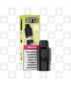 Lemon Lime | Drifter Bar 6000 Replacement Pods, Strength & Puff Count: 20mg • 6000 Puffs • V2