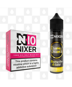 Strawberry Jam & Custard by Dripping Desserts x Nixer E Liquid | 60ml Long Fill, Nicotine Type: Nicotine Salt, Strength & Size: 10mg Salt • 60ml • Inc Shots (50/50)