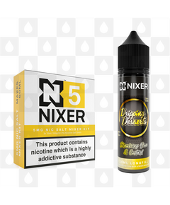 Strawberry Jam & Custard by Dripping Desserts x Nixer E Liquid | 60ml Long Fill, Nicotine Type: Nicotine Salt, Strength & Size: 05mg Salt • 60ml • Inc Shots (50/50)
