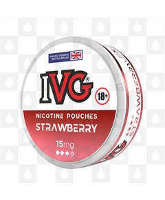 Strawberry by IVG | Nicotine Pouches, Strength & Size: 20 x 15mg Pouches