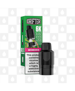 Watermelon Ice | Drifter Bar 6000 Replacement Pods, Strength & Puff Count: 20mg • 6000 Puffs • V2