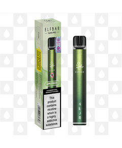 Elf Bar Elfa Pro | Pre-Filled Pod Kit, Battery Type: Battery & Pod (Out of Date), Selected Colour: Aurora Green / Apple Peach Pod