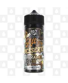 Caramel Biscuit Ice Cream | All Day Desserts by Wick Addiction E Liquid | 100ml Short Fill