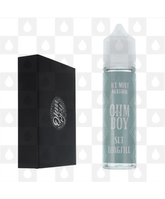 Ice Mint Menthol by Ohm Boy SLT | 60ml Longfill, Nicotine Type: Regular Nicotine, Strength & Size: 03mg • 60ml • Inc Shots (70/30)