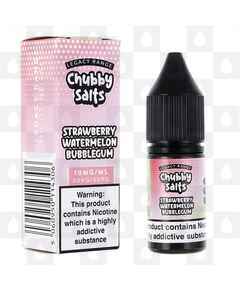 Strawberry Watermelon Bubblegum by Chubby Juice E Liquid | 10ml Nic Salt, Strength & Size: 10mg • 10ml