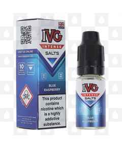 Blue Raspberry by IVG Intense E Liquid | 10ml Nic Salt, Strength & Size: 10mg • 10ml