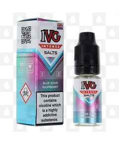 Blue Sour Raspberry by IVG Intense E Liquid | 10ml Nic Salt, Strength & Size: 10mg • 10ml