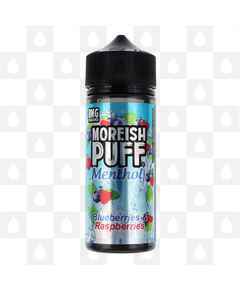 Blueberry & Raspberries | Menthol by Moreish Puff E Liquid | 100ml Short Fill