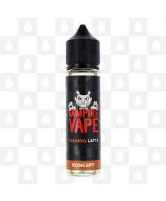 Caramel Latte | Desserts by Vampire Vape E Liquid | 50ml & 100ml Shortfill, Strength & Size: 0mg • 50ml (60ml Bottle)