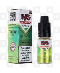 Lemon Lime by IVG Intense E Liquid | 10ml Nic Salt, Strength & Size: 10mg • 10ml