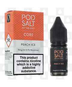 Peach Ice by Pod Salt E Liquid | 10ml Nic Salt, Strength & Size: 11mg • 10ml
