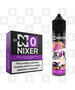 RY4 by Naughty Juice x Nixer E Liquid | 60ml Long Fill, Nicotine Type: Nicotine Free, Strength & Size: 00mg • 60ml • Inc VG/PG Shots (50/50)