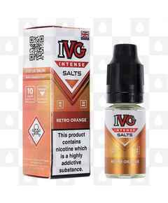 Retro Orange by IVG Intense E Liquid | 10ml Nic Salt, Strength & Size: 10mg • 10ml