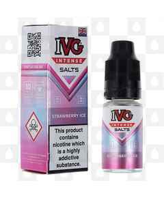 Strawberry Ice by IVG Intense E Liquid | 10ml Nic Salt, Strength & Size: 10mg • 10ml