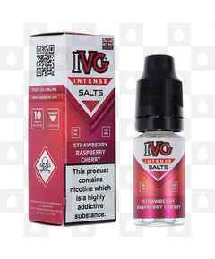 Strawberry Raspberry Cherry by IVG Intense E Liquid | 10ml Nic Salt, Strength & Size: 10mg • 10ml