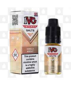 Vanilla Biscuit by IVG Intense E Liquid | 10ml Nic Salt, Strength & Size: 10mg • 10ml