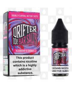 Blueberry Cherry | Bar Salts by Drifter E Liquid | 10ml Nic Salt, Strength & Size: 10mg • 10ml