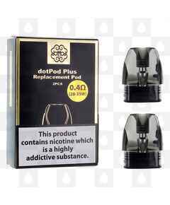 DotMod DotPod Plus Replacement Pods, Style: 2 x 0.4 Ohm (28-35W)
