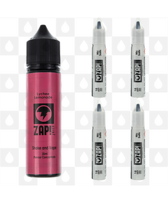 Lychee Lemonade | Shake & Vape by Zap E Liquid | 60ml Long Fill, Nicotine Type: Nicotine Salt, Strength & Size: 12mg Salt • 60ml • Inc Shots (50/50)