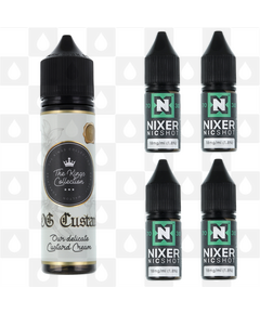 O.G Custard by The Kings Collection E Liquid | 60ml Longfill, Nicotine Type: Regular Nicotine, Strength & Size: 12mg • 60ml • Inc Shots (50/50)