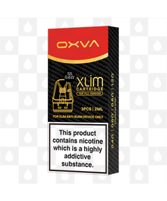OXVA Xlim SS Replacement Pods, Pod Type: 3 x Xlim SS Pods 0.4 Ohm