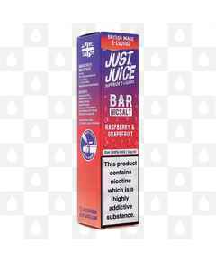 Raspberry & Grapefruit Nic Salt Just Juice Bar Salts E Liquid | 10ml Nic Salt, Strength & Size: 05mg • 10ml
