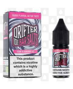 Sour Blueberry Ice | Bar Salts by Drifter E Liquid | 10ml Nic Salt, Strength & Size: 10mg • 10ml