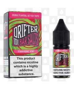 Strawberry Kiwi | Bar Salts by Drifter E Liquid | 10ml Nic Salt, Strength & Size: 10mg • 10ml