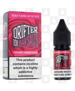 Strawberry Raspberry Cherry | Bar Salts by Drifter E Liquid | 10ml Nic Salt, Strength & Size: 10mg • 10ml