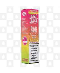 Tropical Peach Nic Salt Just Juice Bar Salts E Liquid | 10ml Nic Salt, Strength & Size: 05mg • 10ml