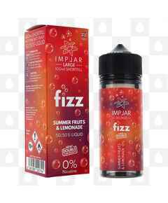 Fizzy Summer Fruits & Lemonade by Imp Jar Fizz E Liquid | 50ml & 100ml Short Fill, Strength & Size: 0mg • 100ml (120ml Bottle)