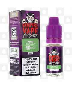 Kiwi Cooler | Tropical Collection by Vampire Vape E Liquid | 10ml Nic Salt, Strength & Size: 10mg • 10ml