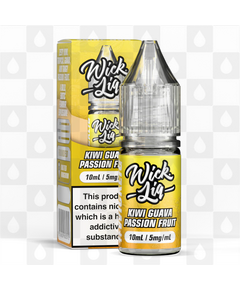 Kiwi Guava Passion Fruit by Wick Liq Bar Juice E Liquid | 10ml Nic Salt, Strength & Size: 05mg • 10ml