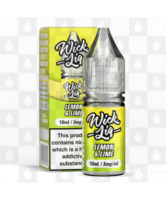 Lemon & Lime by Wick Liq Bar Juice E Liquid | 10ml Nic Salt, Strength & Size: 05mg • 10ml