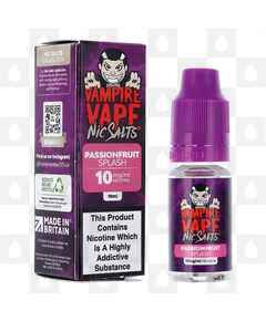 Passionfruit Splash | Tropical Collection by Vampire Vape E Liquid | 10ml Nic Salt, Strength & Size: 20mg • 10ml