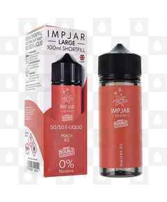 Peach Ice by Imp Jar E Liquid | 50ml & 100ml Short Fill, Strength & Size: 0mg • 100ml (120ml Bottle)