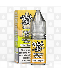 Pineapple Papaya by Wick Liq Bar Juice E Liquid | 10ml Nic Salt, Strength & Size: 05mg • 10ml