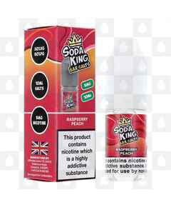 Raspberry Peach by Soda King E Liquid | 10ml Nic Salt, Strength & Size: 05mg • 10ml