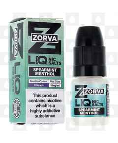 Spearmint Menthol by Zorva Liq E Liquid | 10ml Nic Salt, Strength & Size: 10mg • 10ml