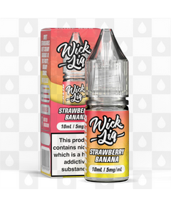 Strawberry Banana by Wick Liq Bar Juice E Liquid | 10ml Nic Salt, Strength & Size: 05mg • 10ml