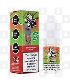 Strawberry Kiwi by Soda King E Liquid | 10ml Nic Salt, Strength & Size: 20mg • 10ml