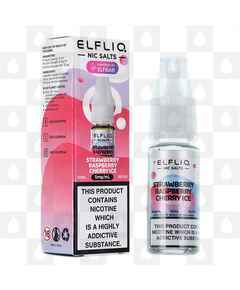 Strawberry Raspberry Cherry Ice by Elfliq | Elf Bar E Liquid | 10ml Nic Salt, Strength & Size: 05mg • 10ml