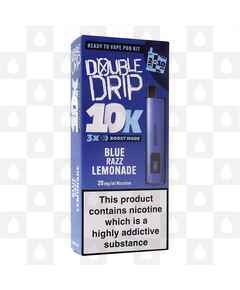 Double Drip 10K Pre-Filled Pod Kit, Flavour: Blue Razz Lemonade