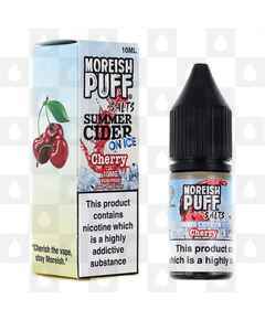 Cherry | Summer Cider On Ice by Moreish Puff E Liquid | 10ml Nic Salts, Strength & Size: 10mg • 10ml