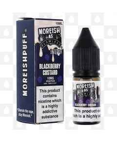 Blackberry Custard by Moreish as Flawless E Liquid | 10ml Nic Salt, Strength & Size: 10mg • 10ml