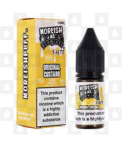Original Custard by Moreish as Flawless E Liquid | 10ml Nic Salt, Strength & Size: 10mg • 10ml
