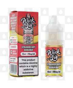 Strawberry Banana by Wick Liq Bar Juice E Liquid | 10ml Nic Salt, Strength & Size: 05mg • 10ml