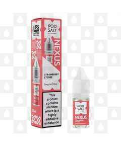Strawberry Lychee By Nexus Pod Salt E Liquid | 10ml Nic Salt, Strength & Size: 05mg • 10ml