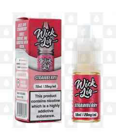 Strawberry by Wick Liq Bar Juice E Liquid | 10ml Nic Salt, Strength & Size: 05mg • 10ml