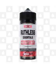 Red Skitz Skitz | Essentials by Ruthless E Liquid | 100ml Short Fill, Strength & Size: 0mg • 100ml (120ml Bottle)